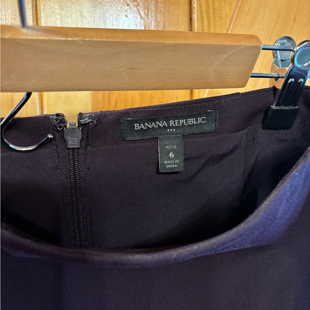 Banana Republic Purple Pencil Skirt - Picture 3 of 6